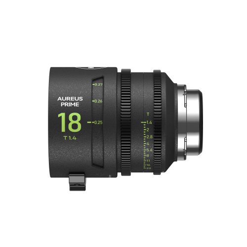 NiSi Optics AUREUS PRIME 18mm Full Frame T1.4 Cinema Lens (PL Mount)