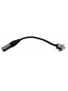 BRTB Neutrik XLR Male to XLR Female Panel Mount Cable - 1 Foot