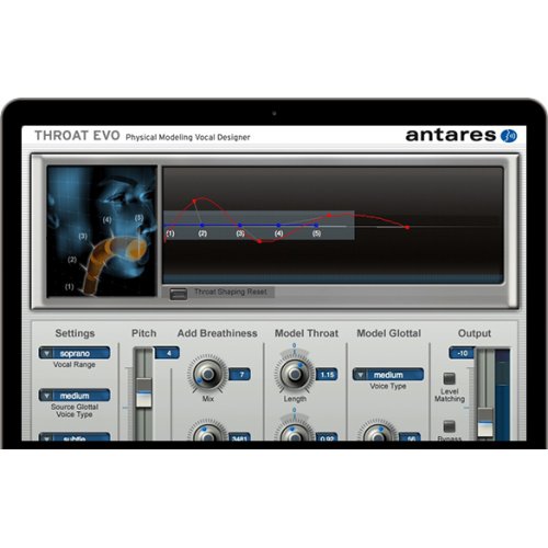 Antares THROAT EVO Vocal Designer Plug-in (Download)