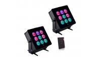 Ape Labs Marvel Pix RGBwWcWL Battery-Powered Pixel LED Spotlight - Set of 2