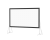 Da-Lite HEAVY DUTY FAST-FOLD DELUXE SCREEN -16:9 HDTV FORMAT 10' x 17' -Front