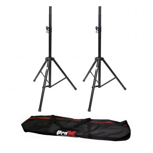 ProX T-SS26P All Metal Speaker Stand Set w/ Carrying Case