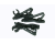 WindTech TC-13 Pressure Fit Lavalier Clip (3-Pack) - Black