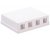 AVShop Keystone Surface Box - 4 Port