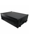 ProX Denon Prime 4 Road Case w/ Tray, Wheels & LEDs - Black