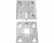 Shure Ceiling Mount for MXA902, MXA910, and MXA920 Microphones