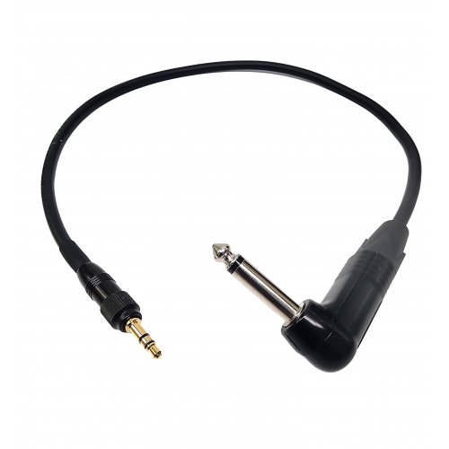 BRTB 3.5mm Locking TRS to RA TS Guitar Cable for Wireless Packs
