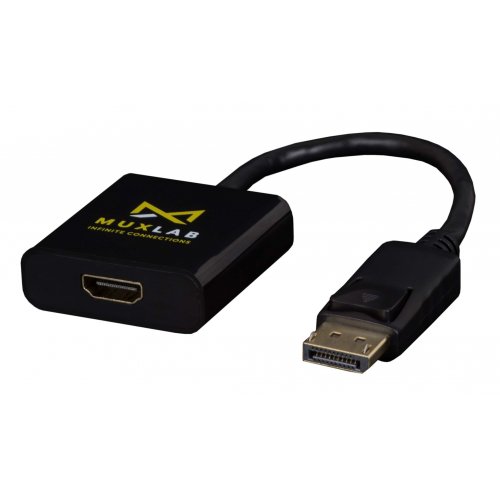 Muxlab DisplayPort to HDMI Active Adapter, 4K/60