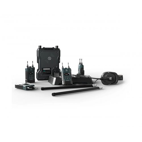 Hollyland Solidcom M1 Pro Wireless Intercom System - 4 Beltpacks, Dual-Ear