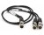 Lectrosonics MCTA6TA3F2 Dual TA3F To TA6FLX Line Level Adapter Cable