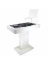 ProX Control Tower DJ Podium Stand (No Case) - White