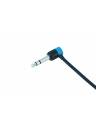 Cable Techniques Low-Profile Right Angle 1/4in TRS w/Large Cap - Blue