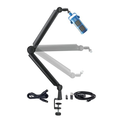 Sontronics Voicecasting Pack w/Podcast Pro Microphone - Blue