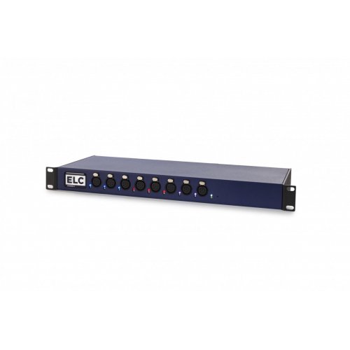 ELC DLN8GBXSL DMX Node 8x DMX Ports to 2x Ethernet Ports 5-Pin XLR Touch Display