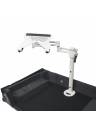ProX Laptop Tray Arm Pole for Control Tower DJ Podium - White