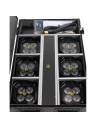 ADJ 6x MIRAGE-Q6-IP Fixtures with Flight Case & Remote - Black