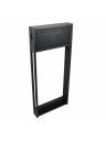 ProX VISTA DJ Booth Facade Table Station w/ Scrim Kit and Travel Bag - Black