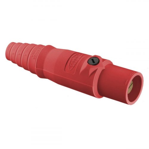 Hubbell HBL300M Single Pole Male Plug 300A/600V - Red