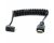 Atomos Coiled Right-angle Micro HDMI to HDMI Cable (30-45cm)
