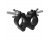 The Light Source Mega-Coupler, Swivel - Black w/ Steel Wingnut