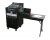 Odyssey Black Label Combo Rack 11U Slant / 16U Vertical with Table