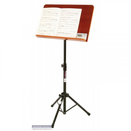 On-Stage Stands SM7312W Music Stand w/ Wide Rosewood Bookplate