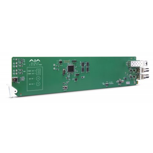 AJA openGear 2-Channel 3G-SDI to Multi-Mode LC Fiber Transmitter