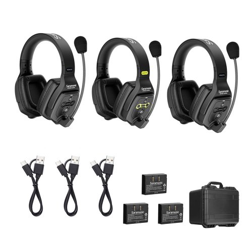 Saramonic WiTalk 3-Person Wireless Dual-Ear Headset Intercom System