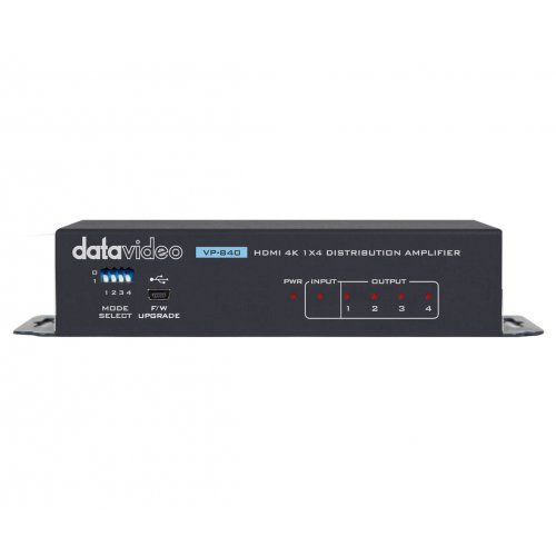 Datavideo VP-840 4K HDMI Distribution Amplifier (1 in, 4 out)