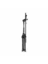 Gravity Short Mic Stand w/ Tripod Base & 2-Point Telescoping Boom - 880mm