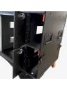 ProX Mobile AV Studio Workstation Case with 2x 4U Top & 12U Bottom - All Black