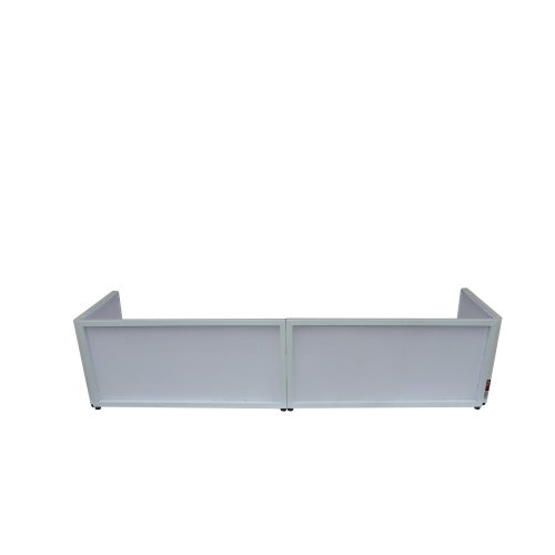 ProX XF-TTFW Table Top DJ Facade - 6 Foot / White Frame