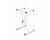 Gravity Stands Keyboard Stand X-Form - Double (White)