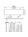 AVShop 1U Black Aluminum Flanged Rack Panel