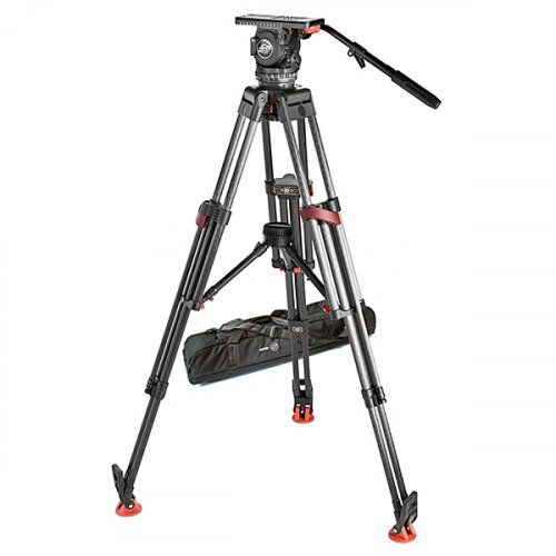 Sachtler System Video 20 w/ Carbon Fibre HD Tripod Kit, Mid-Level Spread