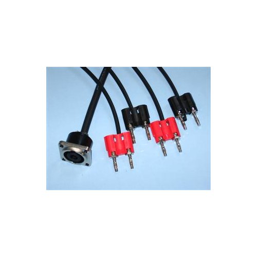 BRTB Neutrik NL8 Speakon Panel Mount to Quad Banana Plug