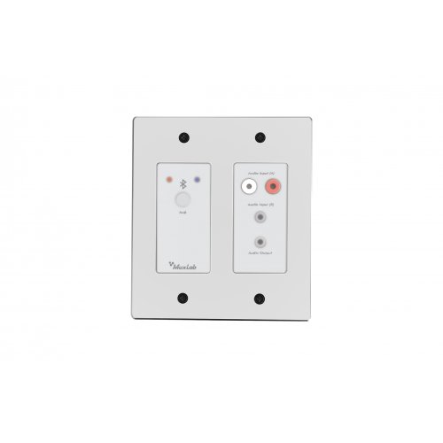 Muxlab Bluetooth and Analog Audio to Dante Interface - White