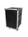 ProX 18U Vertical Shockproof 20in Deep Rack Case w/Side Tables & Casters