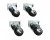 JBL WK-4S Set of 4 Swivel Casters