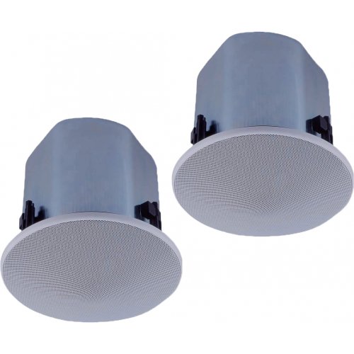 TOA F-2352CU2 UL Wide-Dispersion Ceiling Speaker (Pair)