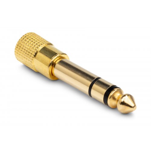 Hosa GHP-105 Headphone Adapter 3.5 mm TRS to 1/4 in TRS