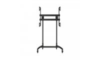 Premier Mounts Large Format Mobile Cart for Flat-Panels (300lb Max) - Black
