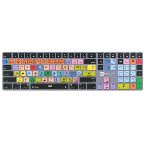 Logickeyboard Logic Pro X TITAN Wireless Backlit Keyboard - Mac
