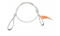 Burger Rigging Steel 3/8 Safety Wire Rope Sling 5ft (No Thimble)