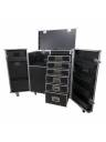 ProX Mic Stand + Drawer Combo Flgiht Case