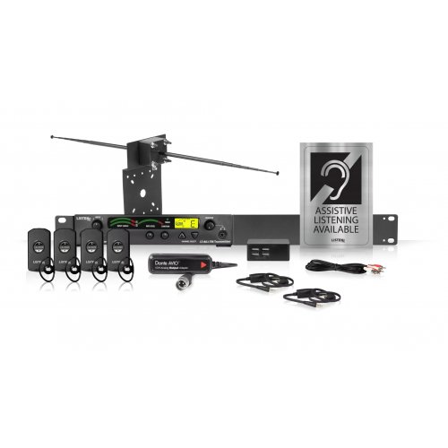 Listen iDSP Essentials Level 2 Stationary RF System w/ Dante (72 MHz)
