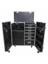 ProX Mic Stand + Drawer Combo Flgiht Case