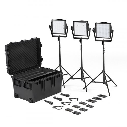 Litepanels Astra IP 1x1 Traveler Trio GM&VM Kit (Standard Yoke)