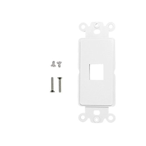 AVShop Decora Strap 1-Port Keystone - White
