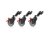 Shape Montreal Combo Black Wheels (Set of 3)